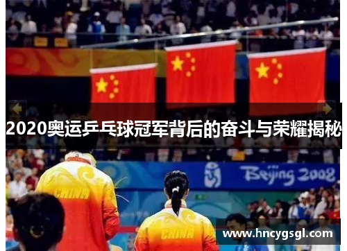2020奥运乒乓球冠军背后的奋斗与荣耀揭秘